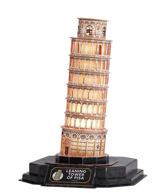 Cubic Fun: 3D Puzzle Leaning Tower of Pisa - Night Edition