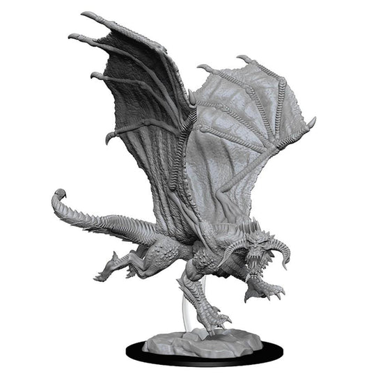 D&D Nolzur's Marvelous: Unpainted Miniatures - Young Black Dragon