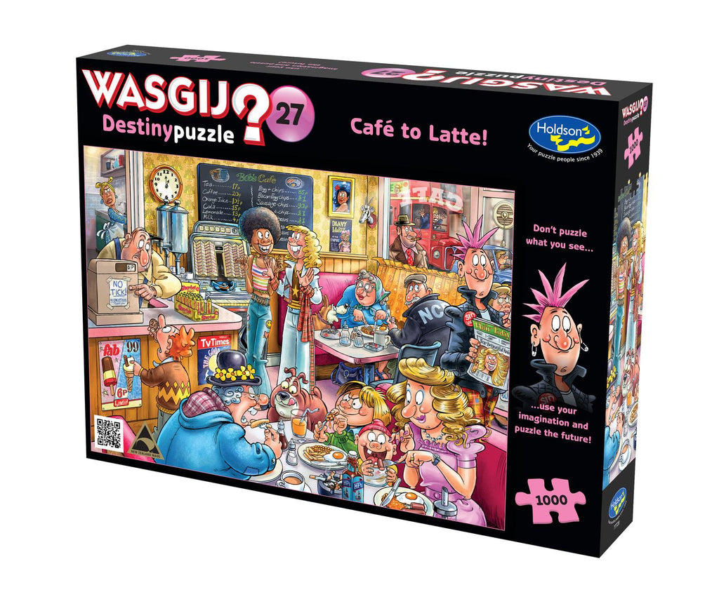Wasgij Destiny #27: Cafe to Latte Puzzle (1000pc Jigsaw)