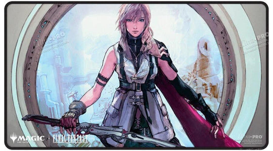 Ultra Pro: MTG x Final Fantasy - Black Stitched Playmat Premium (Lightning, Army of One)