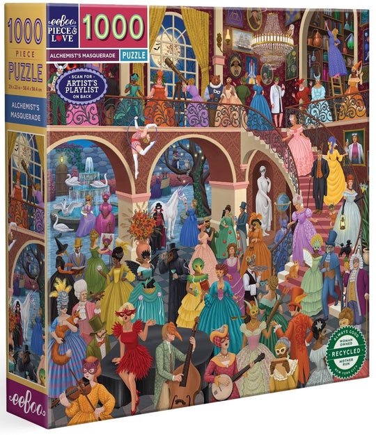 eeBoo: Alchemists Masquerade - Square Puzzle (1000pc Jigsaw)