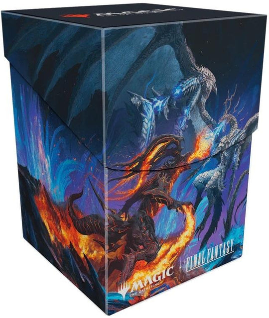 Ultra Pro: MTG x Final Fantasy - 100+ Deck Box (Bahamut and Ifrit)