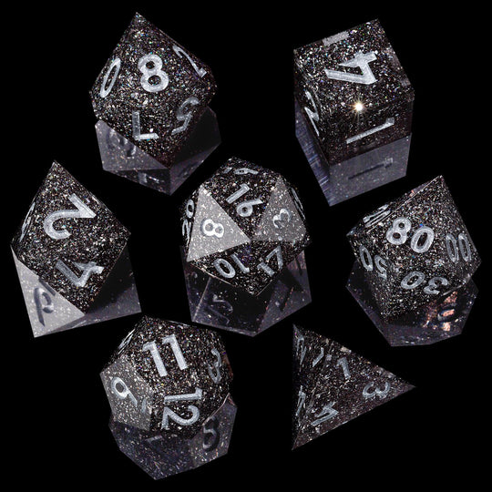 Dudley's Gallery - Warp Drive Sharp Edge Resin Dice Set