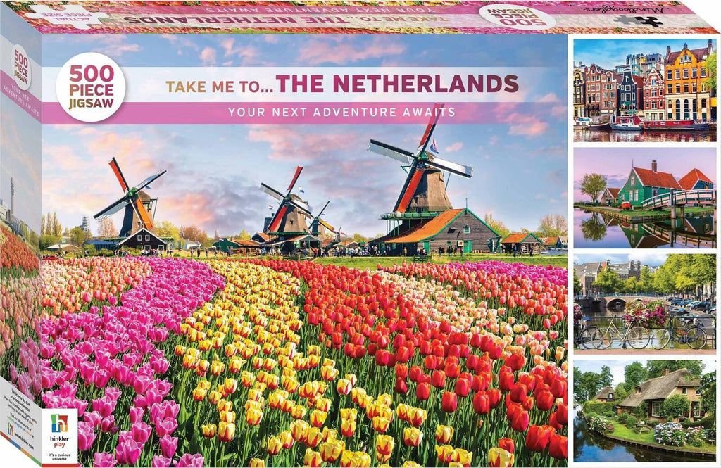 Hinkler: Mindbogglers - Take Me to the Netherlands Puzzle (500pc Jigsaw)