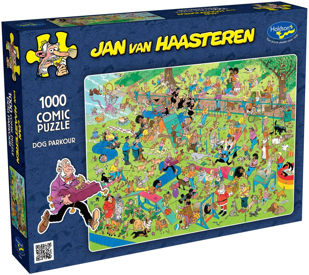 Holdson: Jan Van Haasteren - Dog Parkour Puzzle (1000pc Jigsaw)