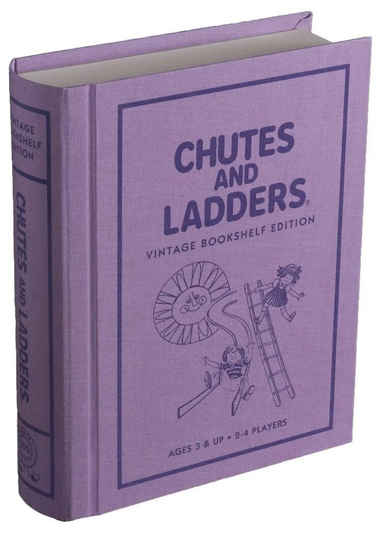 Chutes and Ladders: Classic Game - Vintage Bookshelf Edition