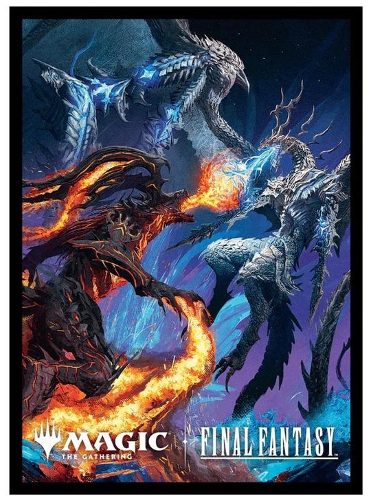 Ultra Pro: MTG x Final Fantasy - 100ct Deck Protector Sleeves (Bahamut and Ifrit)