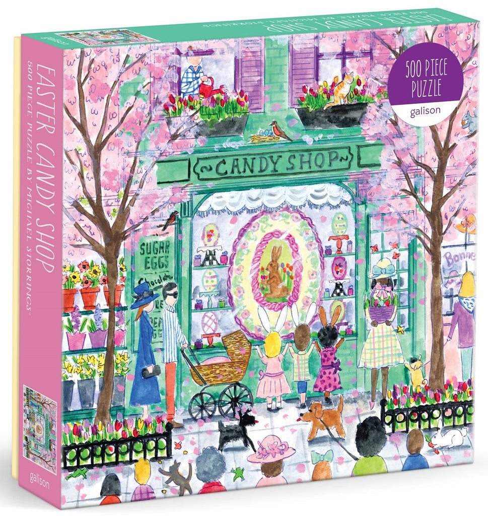 Galison: Michael Storrings Easter Candy Shop - 500 Piece Puzzle