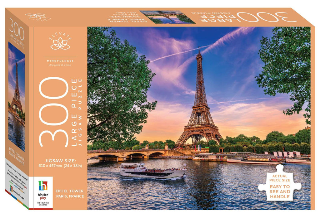 Hinkler: Eiffel Tower, Paris, France - Large Piece Puzzle (300pc Jigsaw)