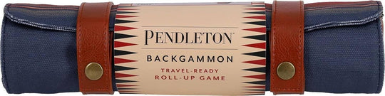 Pendleton: Serape Pattern Chess & Checkers - Travel Ready Roll-Up Edition
