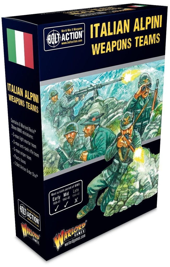Bolt Action: Italian Alpini - Weapons Teams