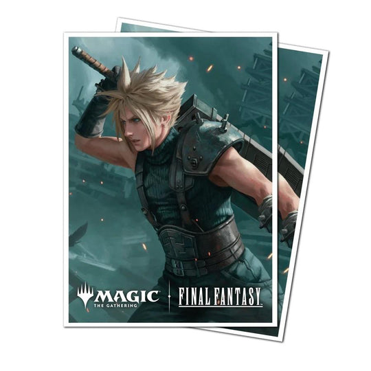 Ultra Pro: MTG x Final Fantasy - 105ct Apex Deck Protector Sleeves (Cloud, Planet's Champion)