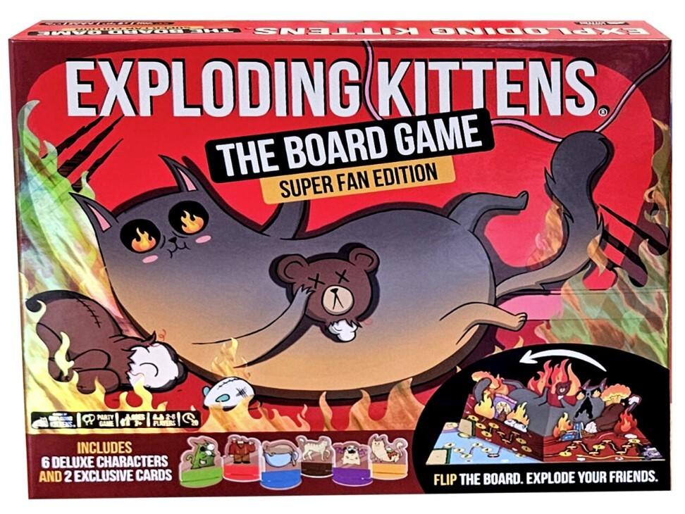 Exploding Kittens: The Board Game (Super Fan Edition)