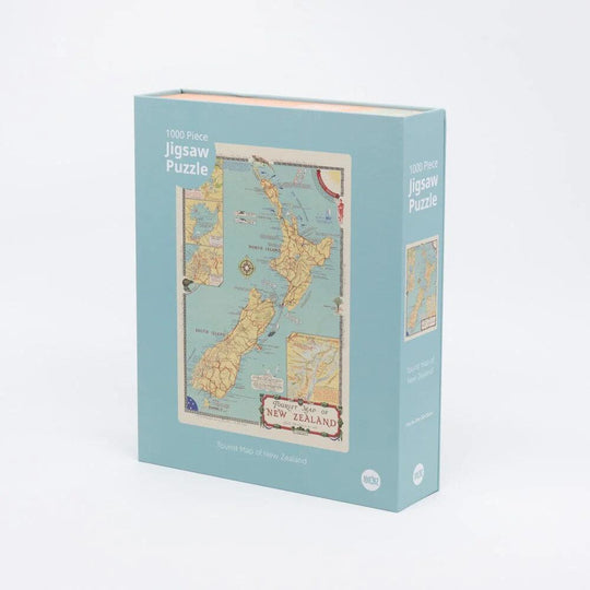 100% NZ: Tourist Map of NZ Puzzle (1000pc Jigsaw)