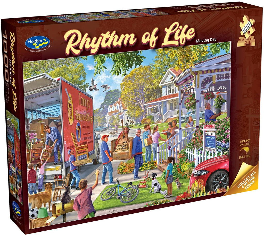 Holdson: Rhythm of Life -Moving Day Puzzle (1000pc Jigsaw)