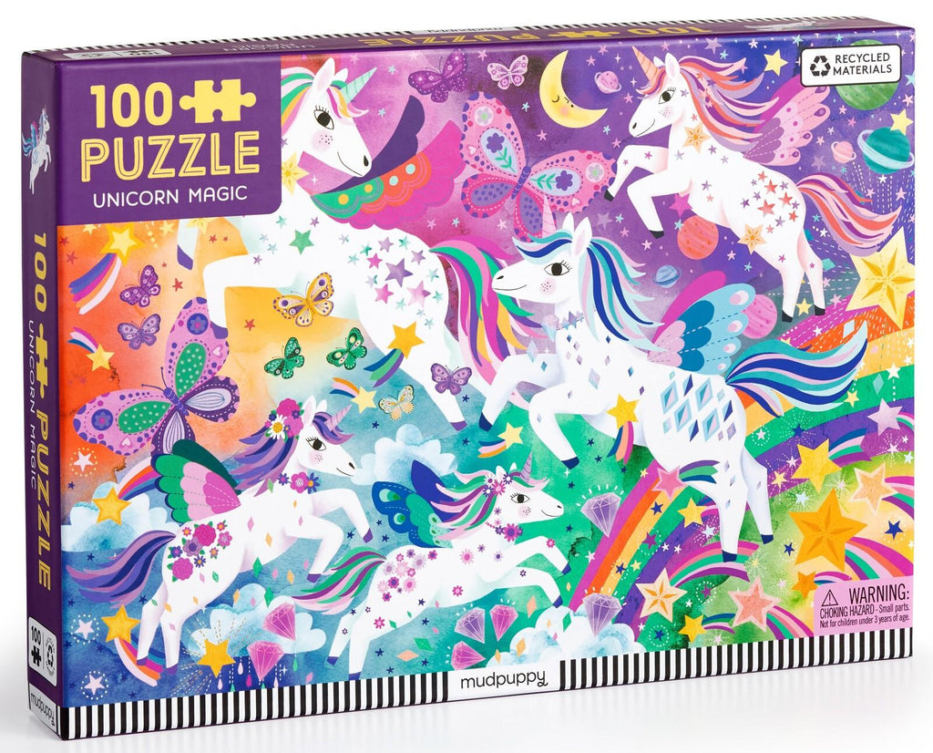 Mudpuppy: Unicorn Magic - 100 Piece Puzzle