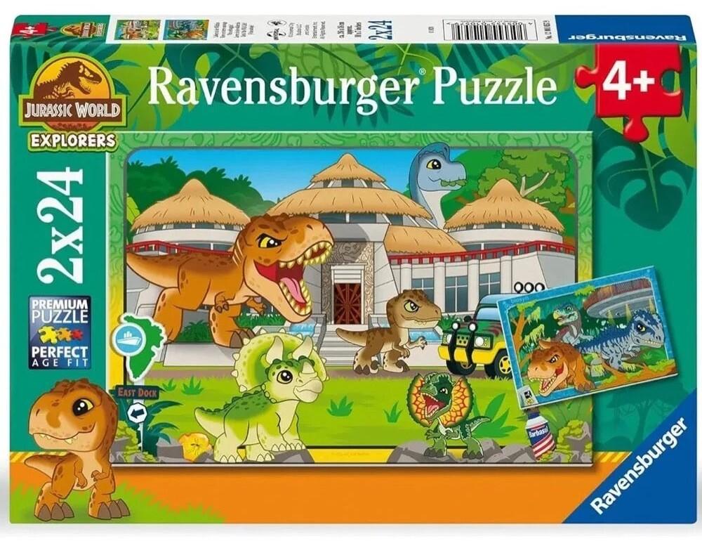 Ravensburger: Jurassic World Livin' the Wild Life! - 2in1 Puzzle Box (2x49pc Jigsaws)