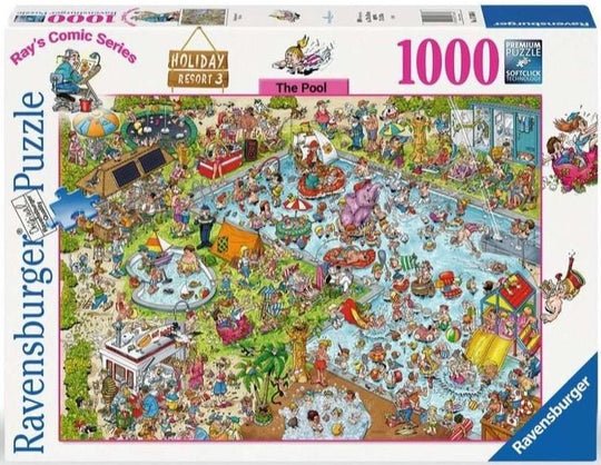 Ravensburger: Holiday Resort - The Pool Puzzle (1000pc Jigsaw)