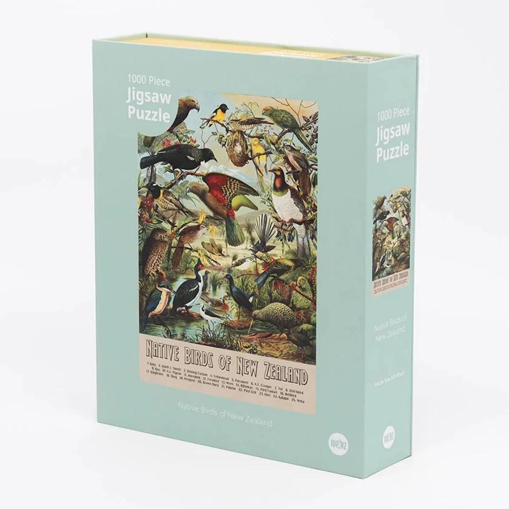 100% NZ: Native Bird Puzzle (1000pc Jigsaw)