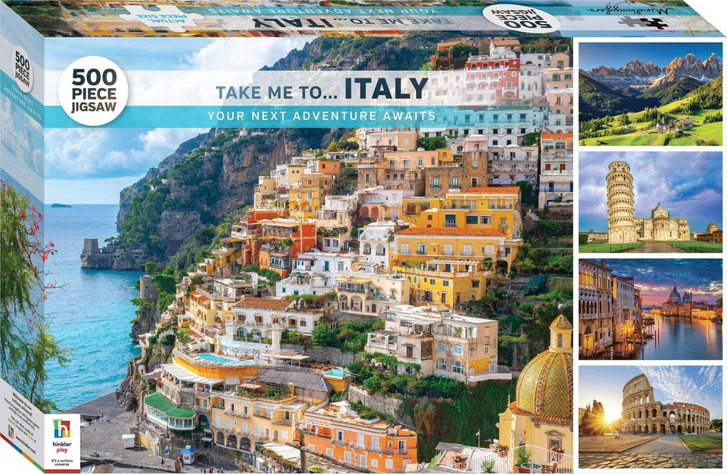Hinkler: Mindbogglers - Take Me to Italy (500pc Jigsaw)
