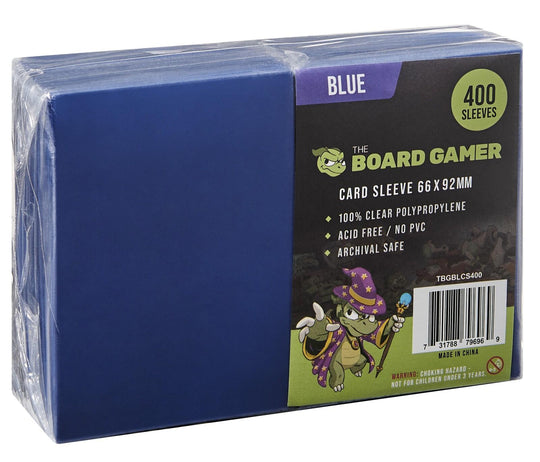 The Board Gamer: Blue - Card Sleeves (400)