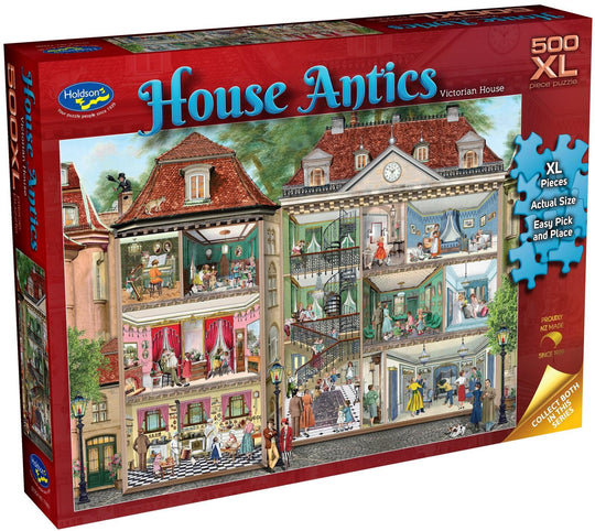 Holdson: House Antics - Victorian House XL Piece Puzzle (500pc Jigsaw)