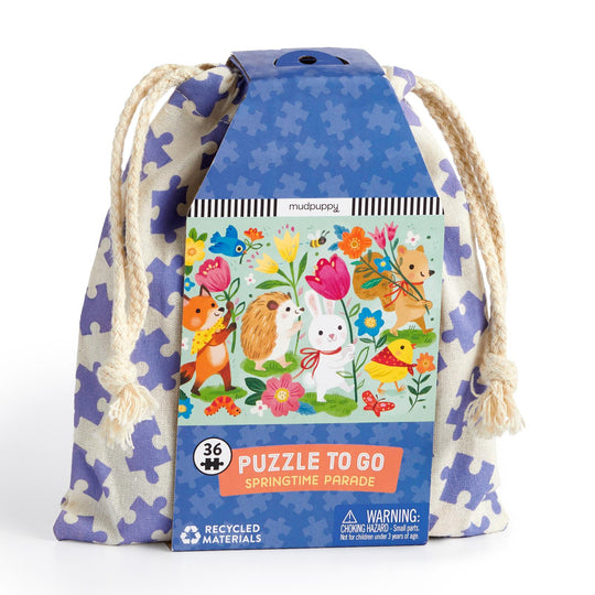 Mudpuppy: Springtime Parade - 36 Piece Puzzle to go
