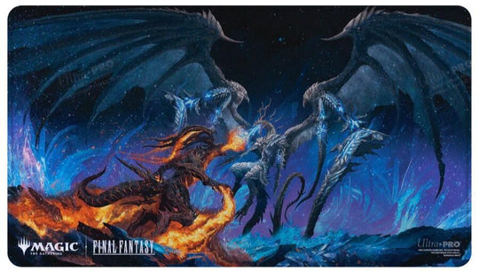 Ultra Pro: MTG x Final Fantasy - Holofoil Playmat (Bahamut and Ifrit)