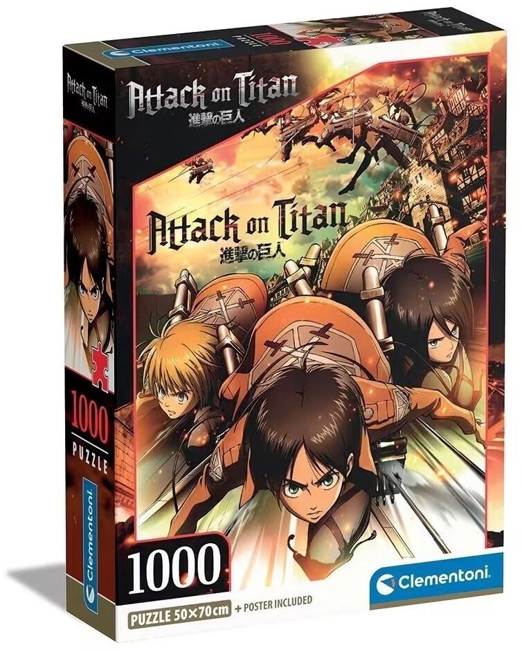Clementoni: Attack On Titan - Puzzle (1000pc Jigsaw)