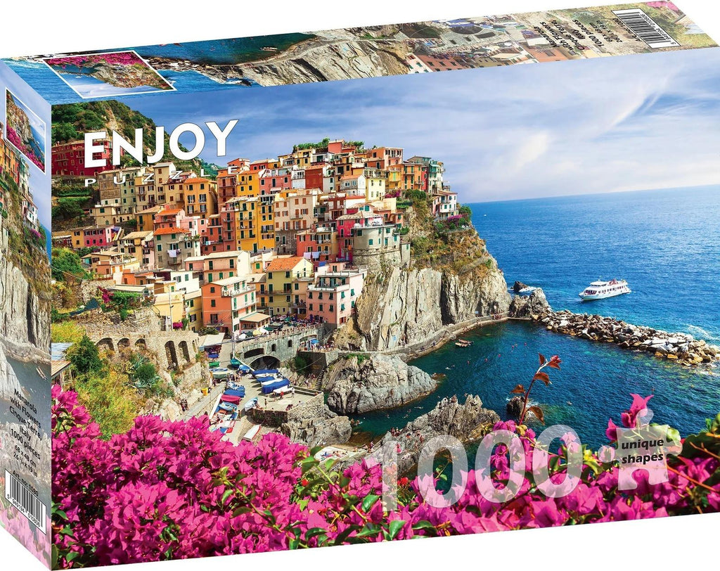 Enjoy Puzzle: Manarola, Cinque Terre Italy (1000pc Jigsaw)