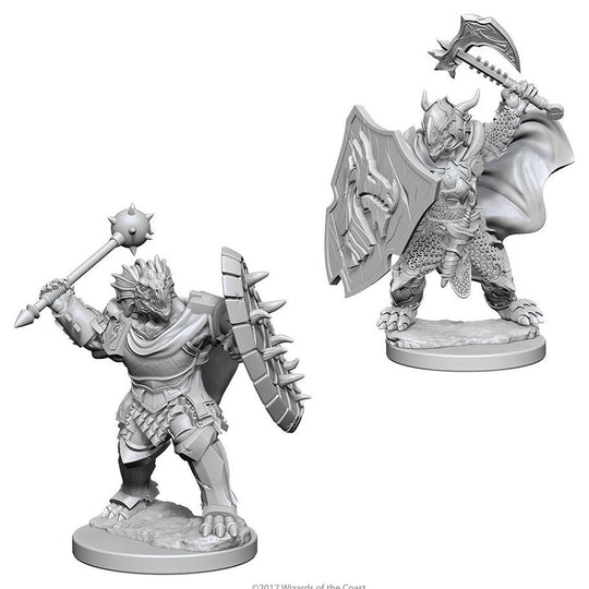 D&D Nolzur's Marvelous: Unpainted Miniatures - Dragonborn Male Paladin