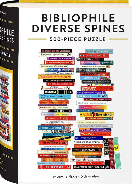 Chronicle Books: Bibliophile - Diverse Spines Puzzle (1000pc Jigsaw)