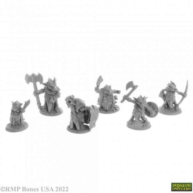 Reaper: Dungeon Dwellers - Ratpelt Kobold Leaders (6)