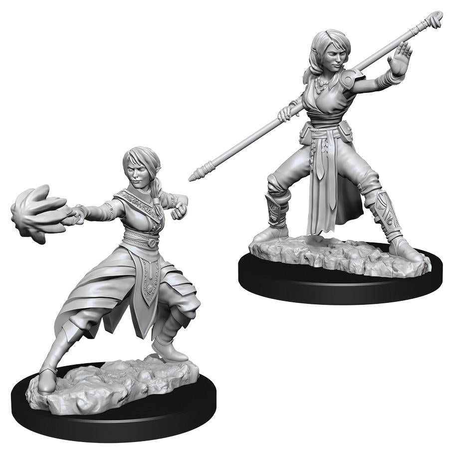 D&D Nolzur's Marvelous: Unpainted Miniatures - Female Half-Elf Monk