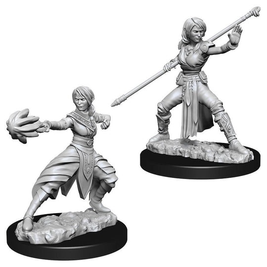 D&D Nolzur's Marvelous: Unpainted Miniatures - Female Half-Elf Monk