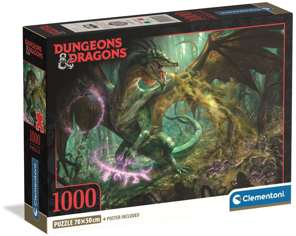 Clementoni: Dungeons & Dragons Puzzle (1000pc Jigsaw)