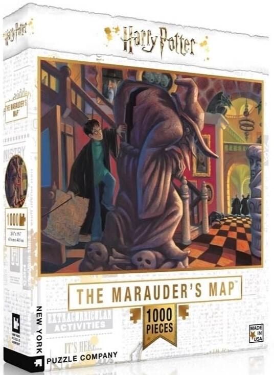 New York Puzzle Company: Harry Potter Puzzle - The Marauder's Map (1000pc Jigsaw)