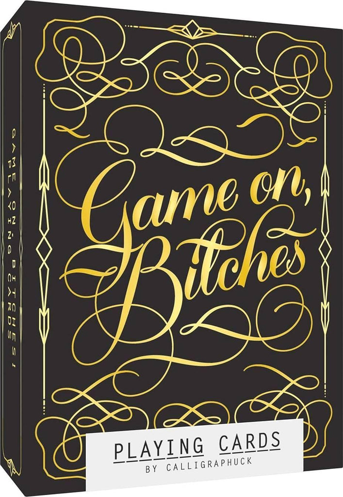 Calligraphuck: Game On, B*tches - Playing Cards