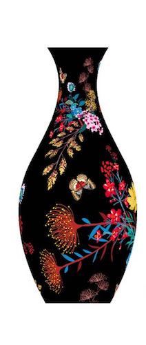 Vase Puzzle: Elegant Floral Print (160pc Jigsaw)