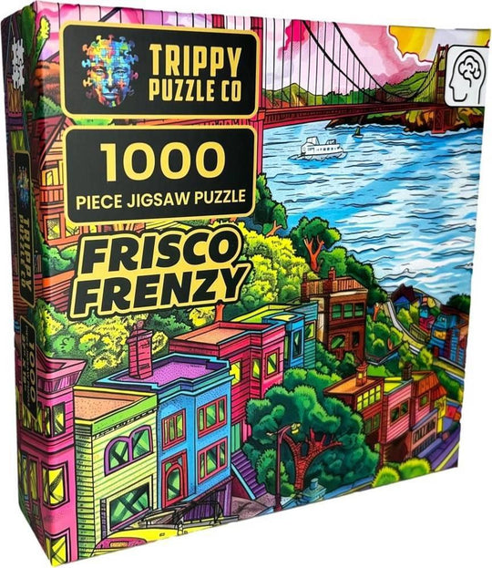 Trippy Puzzles: Frisco Frenzy Puzzle (1000pc Jigsaw)