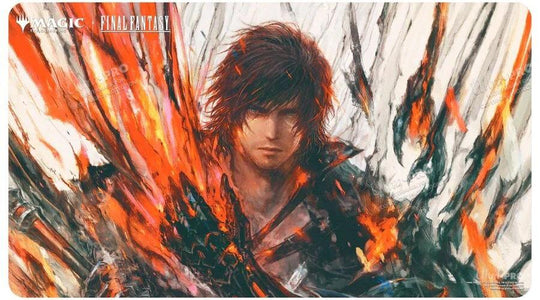 Ultra Pro: MTG x Final Fantasy - Double Sided Playmat Premium (Clive, Ifrit's Dominant / Ifrit, Warden of Inferno)