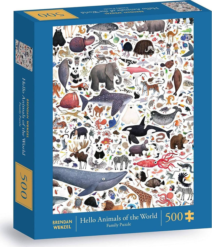 Chronicle Books: Hello Animals of the World Puzzle (500pc Jigsaw)