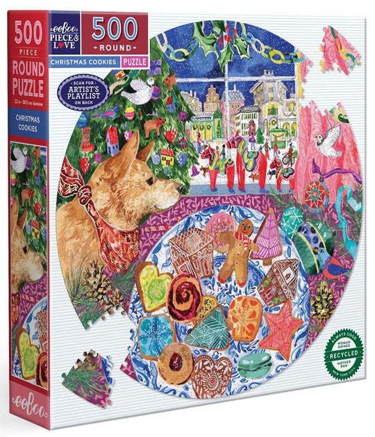 eeBoo: Christmas Cookies - Puzzle (500pc Jigsaw)