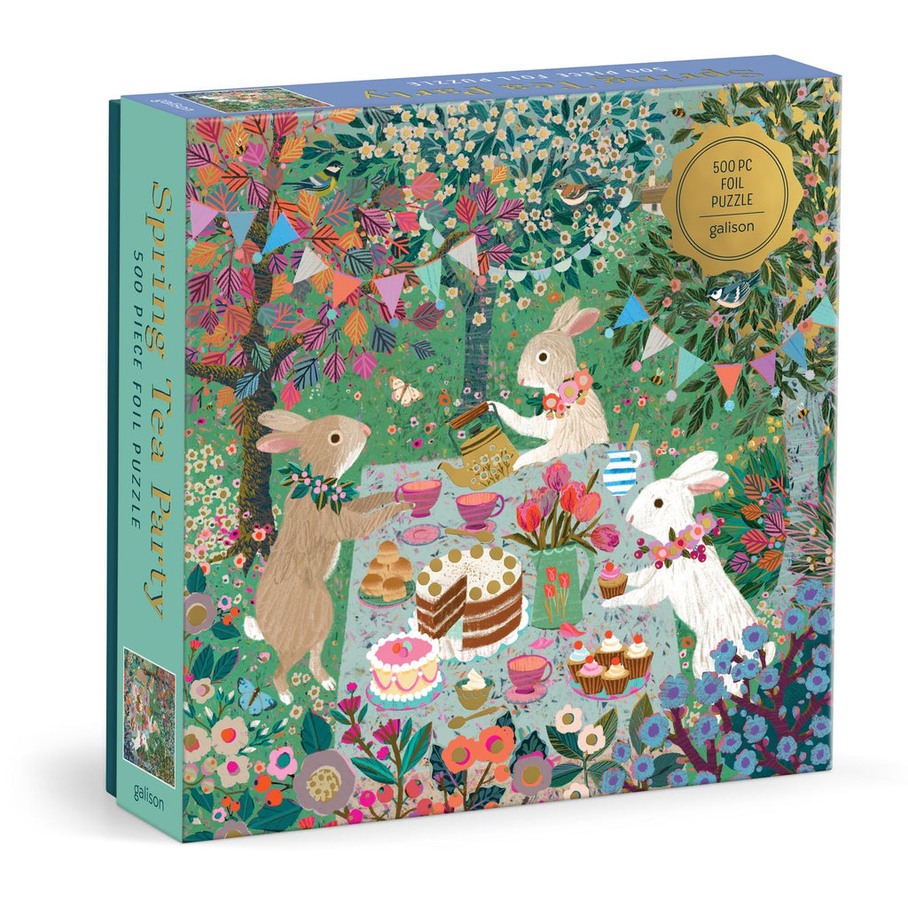Galison: Spring Tea Party - 500 Piece Puzzle