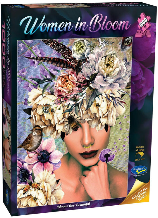 Holdson: Woman in Bloom - Bloom Bee Beautiful Puzzle (1000pc Jigsaw)