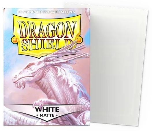 Dragon Shield: Matte White - Card Sleeves (100)