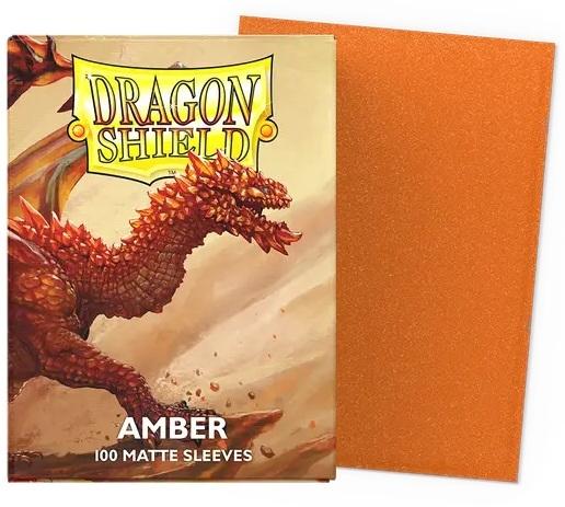 Dragon Shield: Amber Matte - Card Sleeves (100)