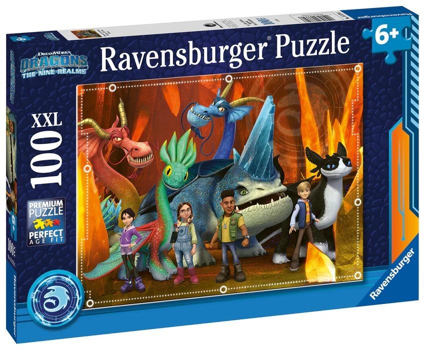 Ravensburger: How To Train Your Dragons Realms - XXL Piece Puzzle (100pc Jigsaw)