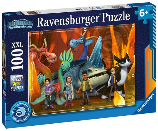 Ravensburger: How To Train Your Dragons Realms - XXL Piece Puzzle (100pc Jigsaw)