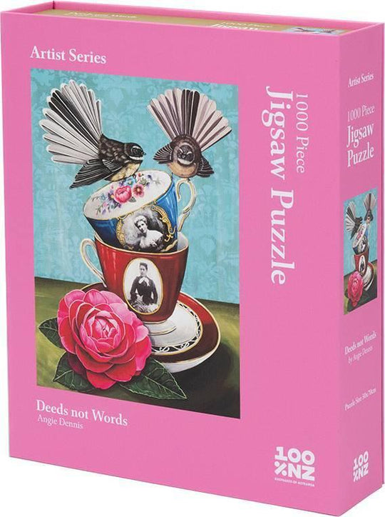 100%NZ: Angie Dennis - Deeds not Words Puzzle (1000pc Jigsaw)